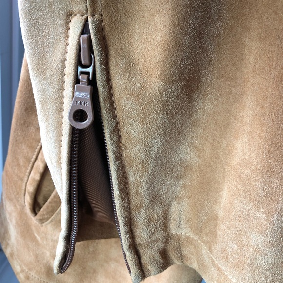 Danier Suede Leather Moto Jacket - Picture 6 of 11